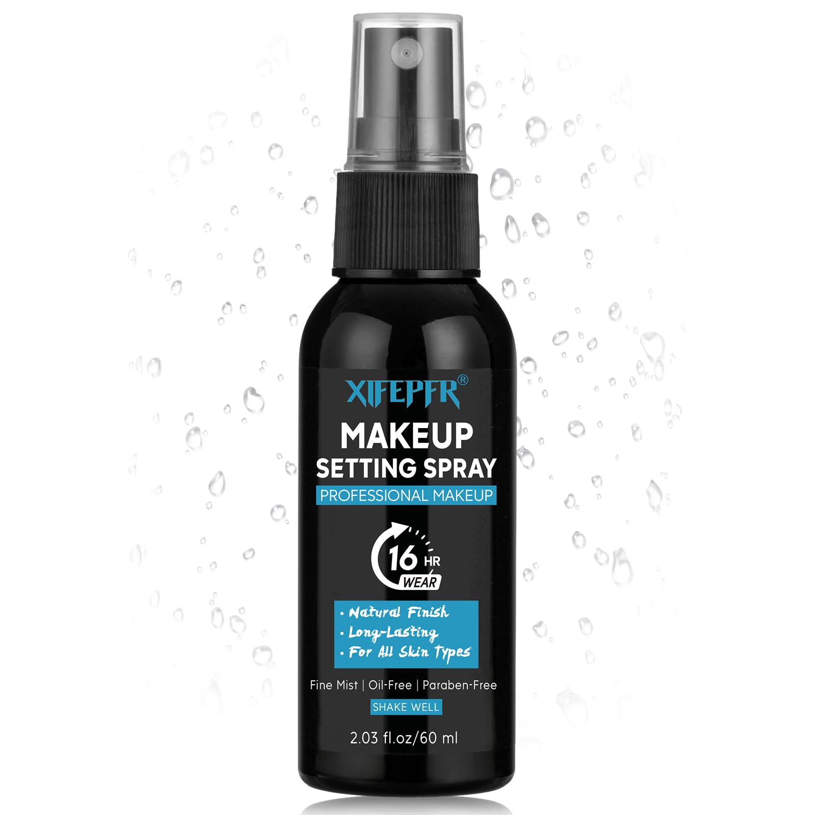 Makeup Setting Spray, 2.03 Fl Oz Matte Finishing Spray, Long Lasting, Hydrating & Refreshing Ultra Fine Setting Mist, Oil Control Quick Drying Formula for All Skin Type, Vegan & Cruelty-free