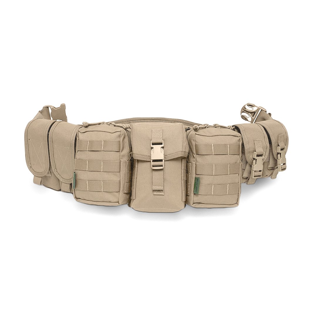 Warrior – A.S. Warrior PLB-1 Belt MK1 Juego Coyote W de EO de PLB-1 de MK1 de ct