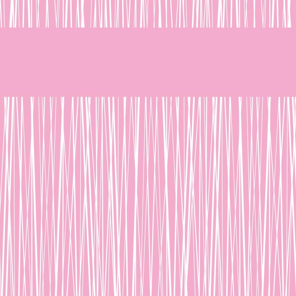 Cocktail Napkins Ivory Stripes, Paper, Square, Case of 240 (12 packs x 20)