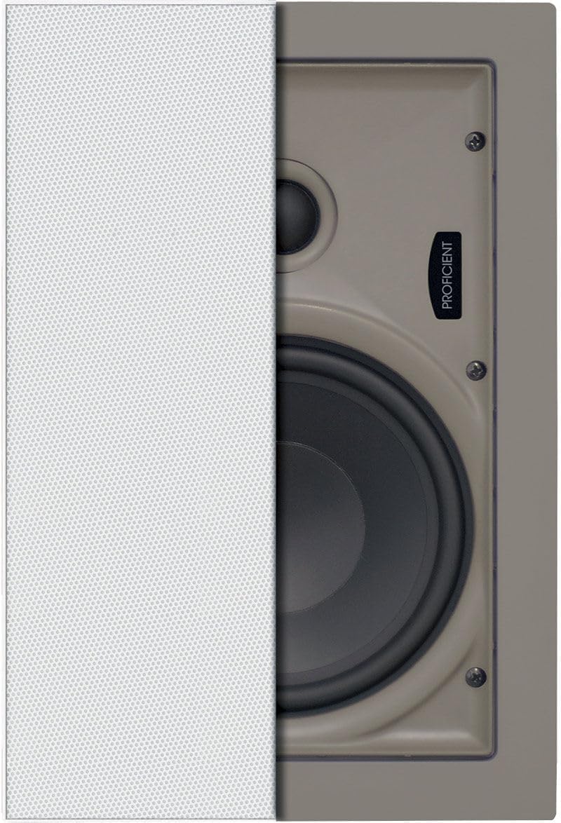 PAS21672 / W672 6.5" 2-Way Poly in-Wall Speakers - Pair