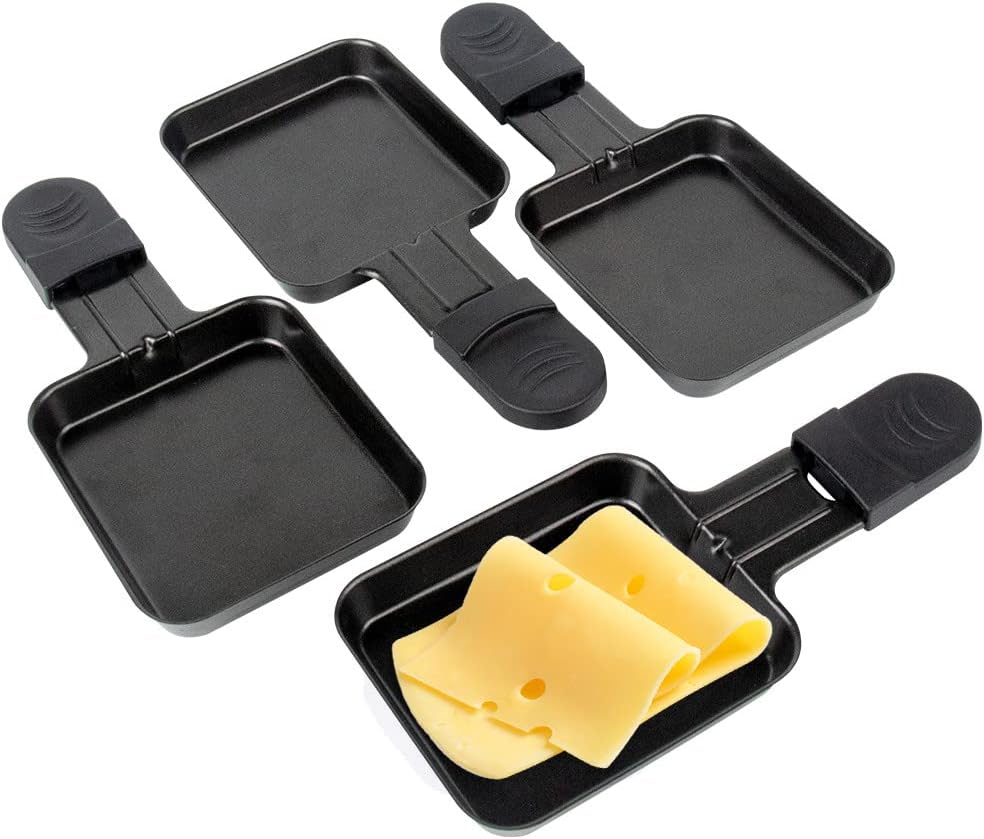 4 x raclette pans