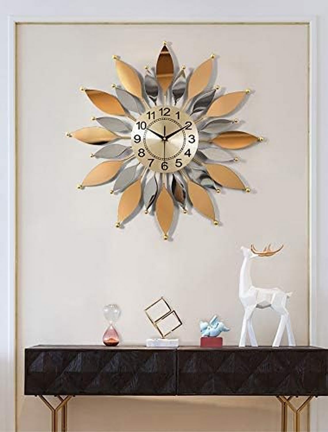 SaryEdge Wall Clock Home Decor Clock, Modern Operated Silent Movement Home Wall Decoration Clock/Wall Clockcreative Personality Modern Art Decorative Home Wall Decoration,