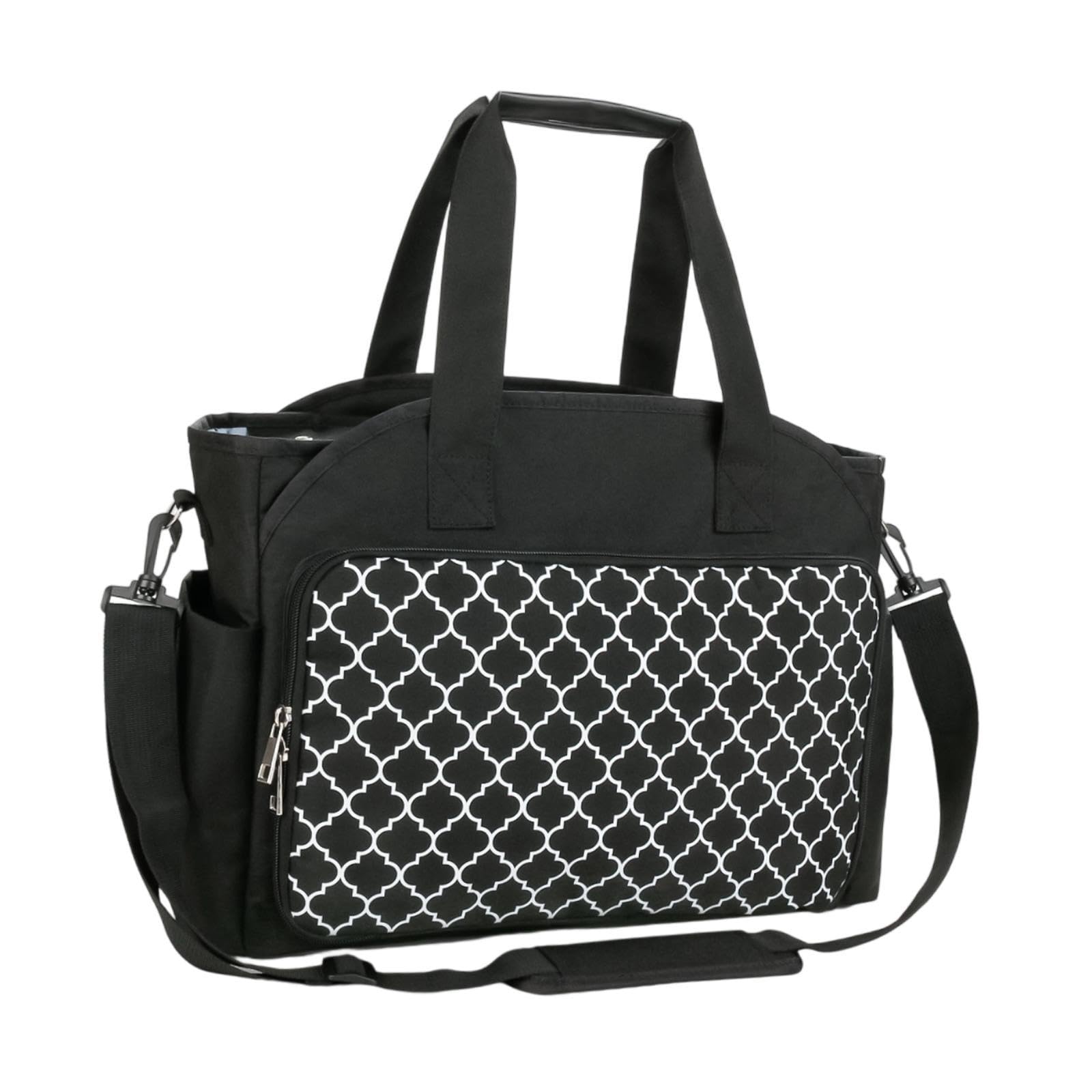 Bolsa Organizadora, Estuche para Agujas de, Gran Capacidad, Ligera, de Tela Oxford, Ideal para Aficionados Al Bricolaje Que Están Si, Negro, Individual