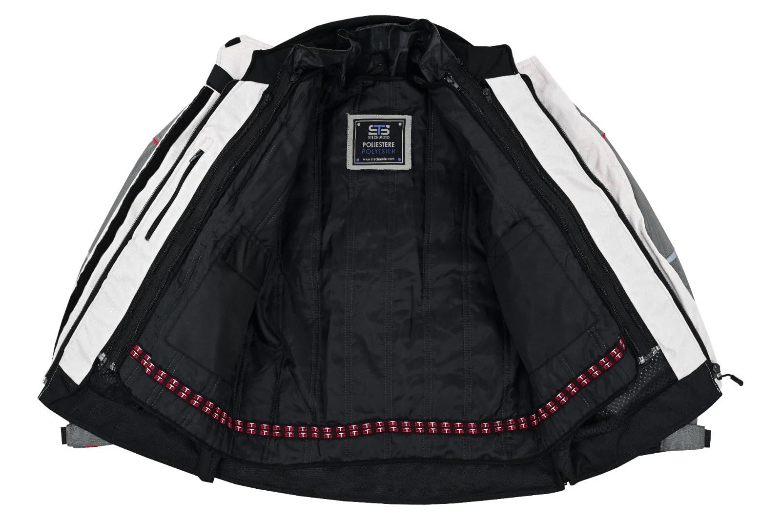 Generico ST 825 Volcano Giacca Moto Donna 4 Stagioni Impermeabile
