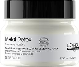 L’Oréal Professionnel, Metal Detox, Routine Anti-Casse pour Cheveux Abîmés & Cassants, Colorés ou Naturels, Détoxifie, Renforce & Protège la Fibre, Brillance & Couleur Longue Durée, Série Expert