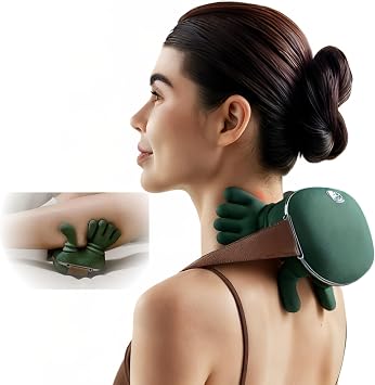 N7 Master Hand Shoulder and Neck Massager Cervical Massager - Electric Neck Massager with Hands for Deep Tissue Shiatsu - Portable Massage for Neck Pain Relief - Real Hands Massager Experience