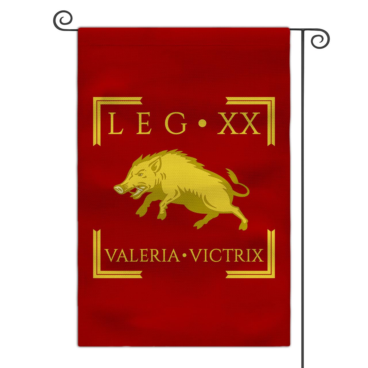 Roman Legion Garden Flag 12x18 Double Sided Yard Outdoor Flag (LEGIO XX VALERIA VICTRIX)