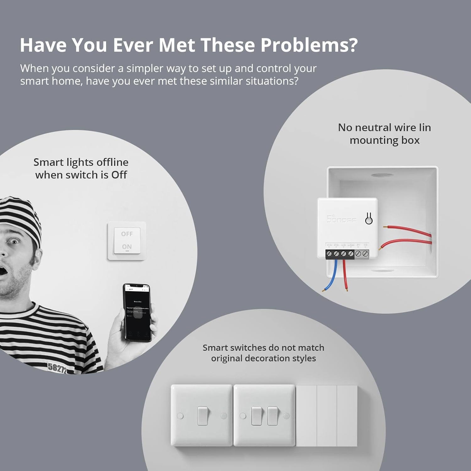 Common smart home problems solved by SONOFF MINI R3