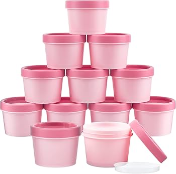 Amazon.co.jp: TUZAZO プラスチック容器 3.4オンス/100ml 蓋付き (12個