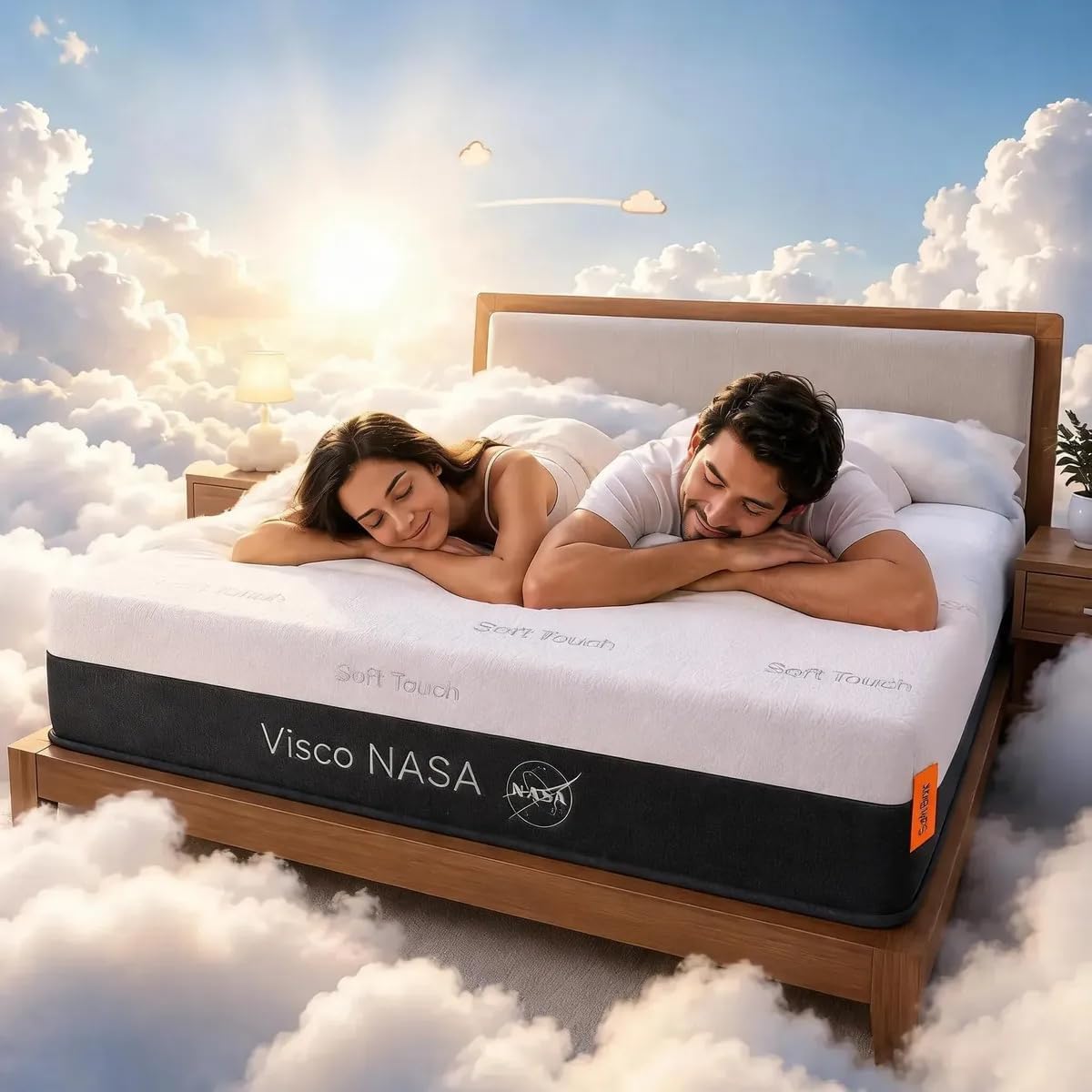 Colchão Casal Visco NASA Ortopédico Viscoelástico Premium
