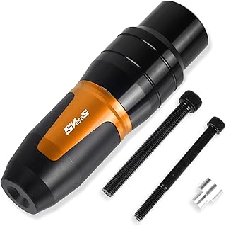 Controles deslizantes de quadro PARA SUZUKI SV650S 2013 20014 2015 2016 2017 2018 2019 2020 2021 Acessórios Escape Frame Sliders Crash Pads Falling Protector (Color : Orange, Size : One Size)