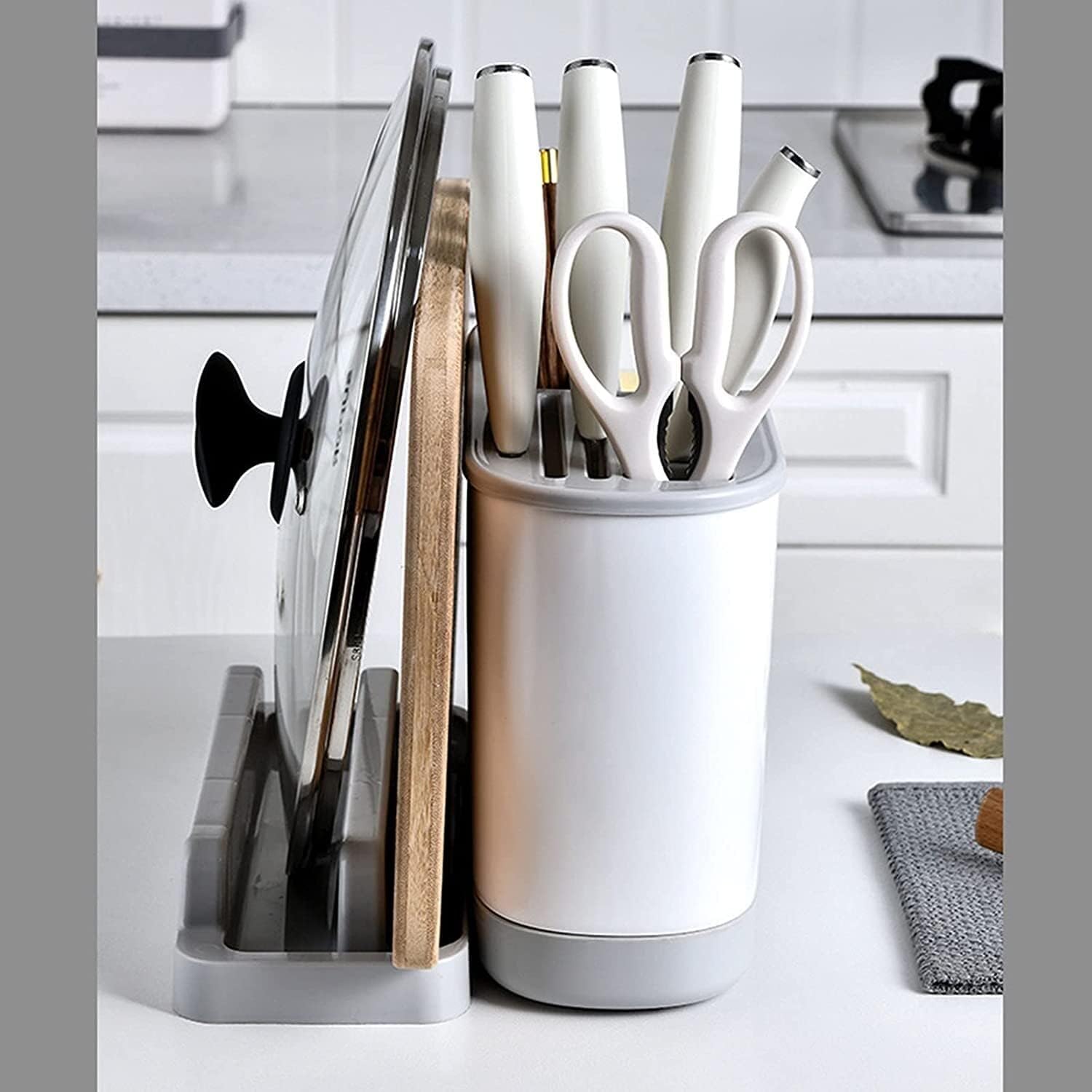 ナイフブロック 包丁スタンド 包丁たて キッチン収納ナイフホルダー 竹