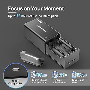 SYNCO Wireless Microphone for iPhone 48KHz 24 Bit, P1SL Lapel Mic with Charging Case for iPad Smartphone YouTube TIK Tok Vlog Live Streaming, Wireless-Lavalier-Microphone-Lapel-iPhone