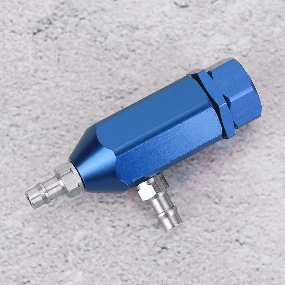 Regolatore Boost Manuale Universale 1-30psi Turbocompressore a Circuito Chiuso Regolabile Manualmente Regolatore Boost PSI Alluminio(blu)