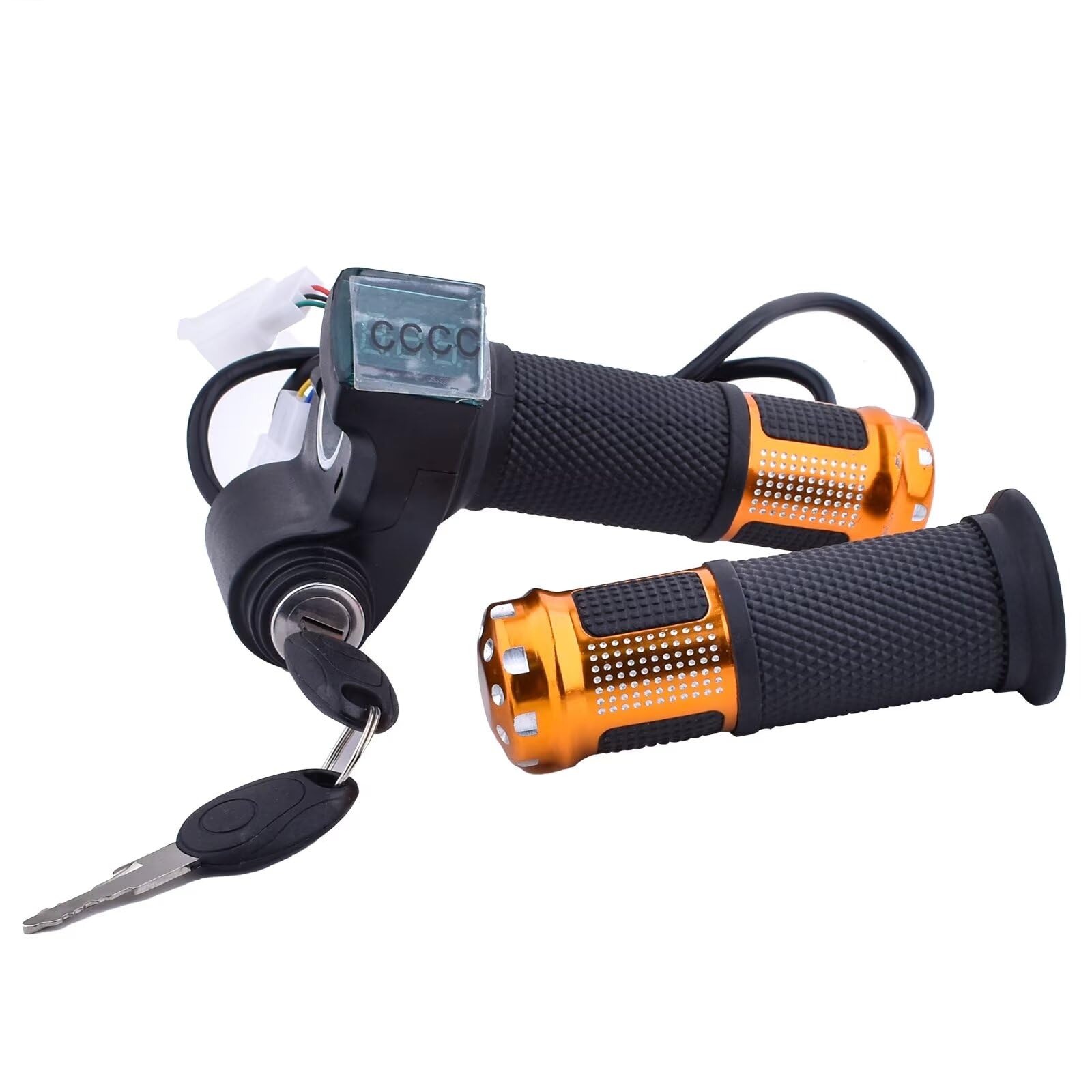 Accélérateur électrique 12V-96V Pour Scooter/vélo - Commande Au Pouce Avec écran - Interrupteur à Clé