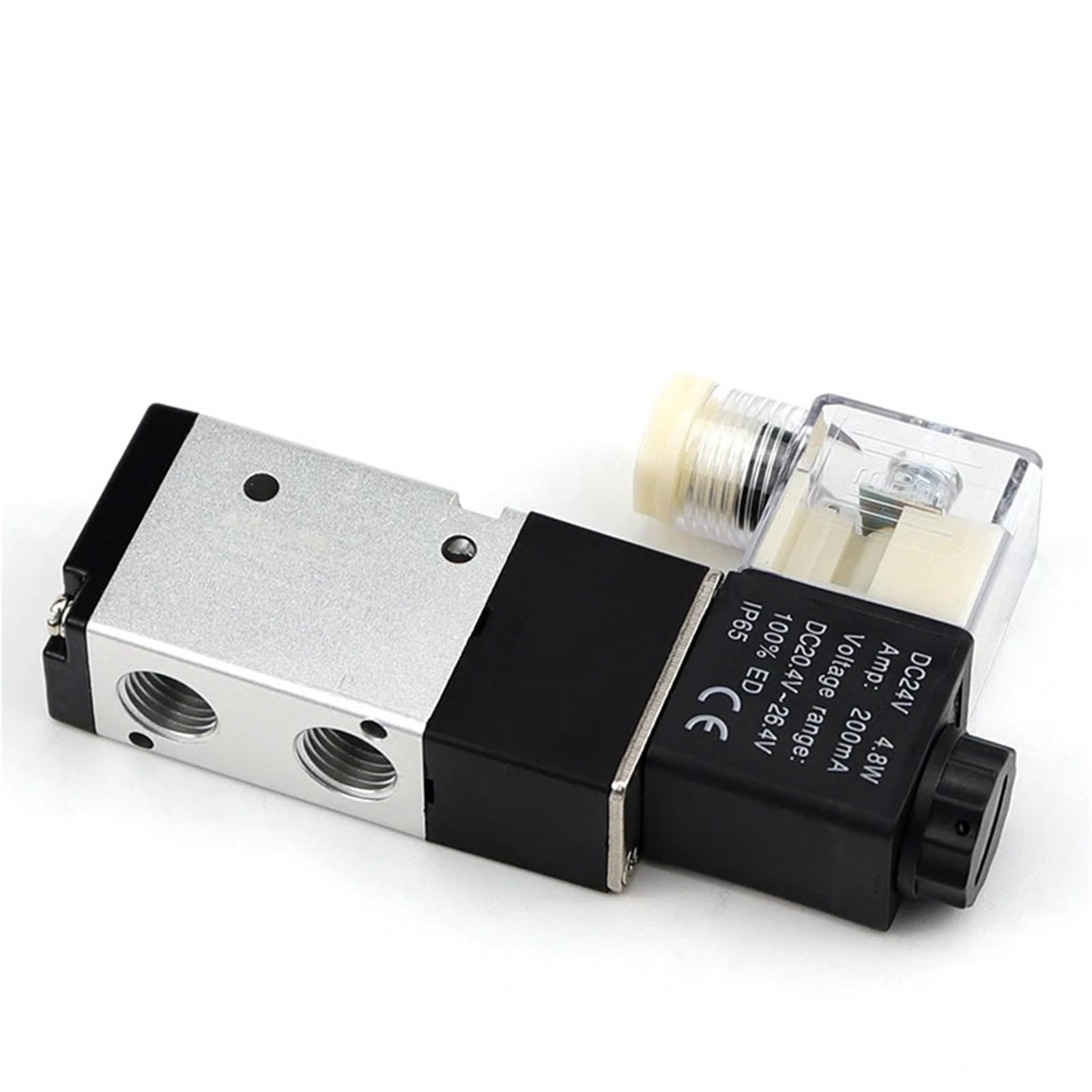 Électrovanne pneumatique 3V110-06 magnétique en aluminium pour automatisme réactif