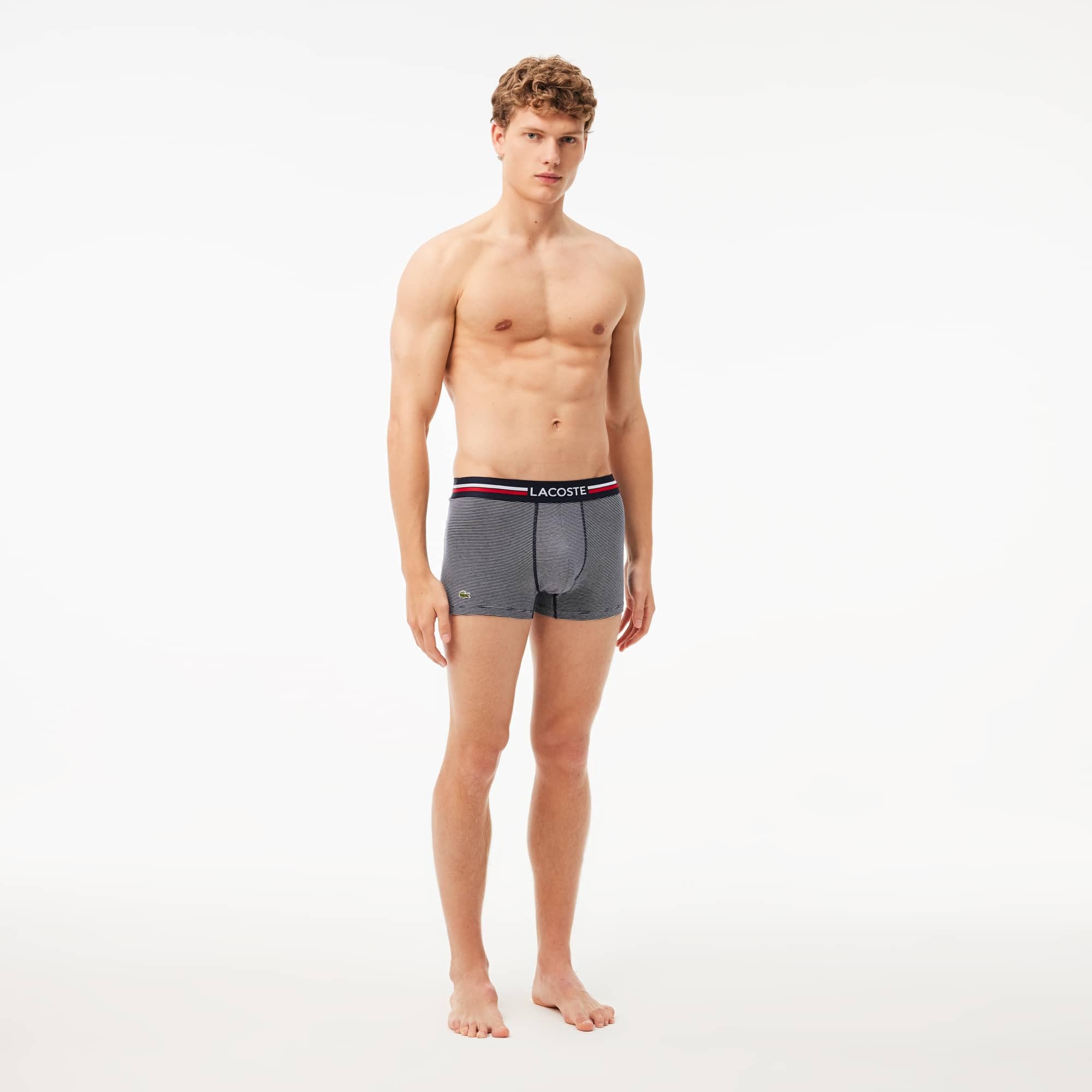 Lacoste 5h3413 Boxer Corto para Hombre Hombre (Pack de 3)
