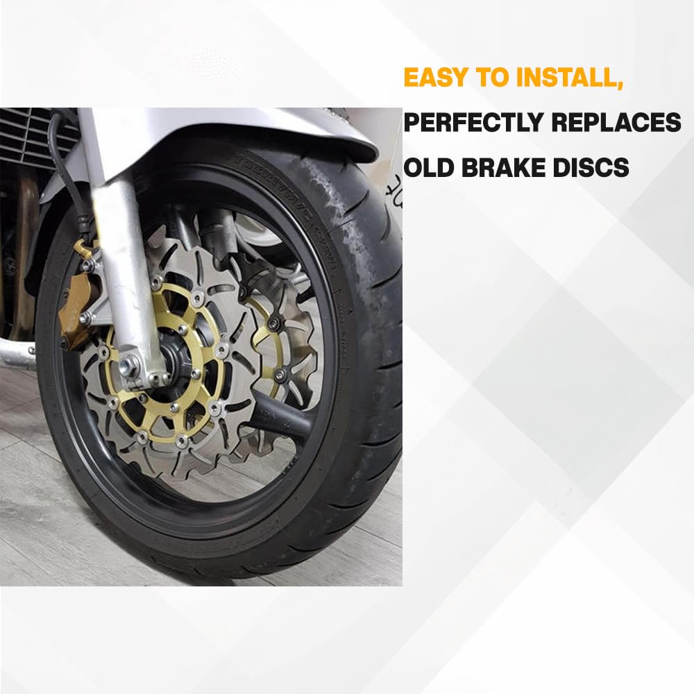 Amazon.com: SFriding Front Brake Disc Rotors and Pads Kit for