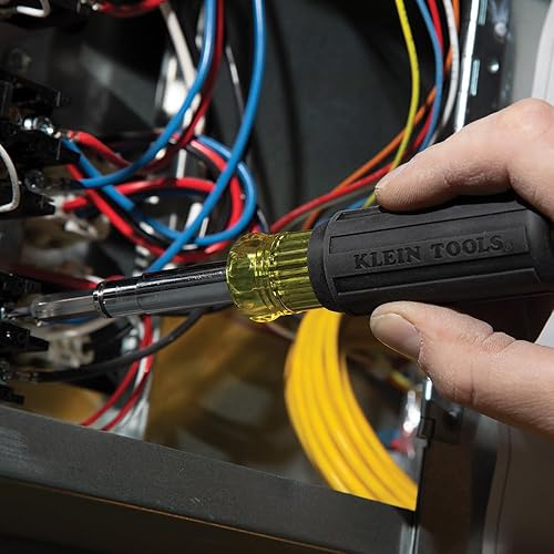 Miniatura 17 de Klein Tools 80045 Kit de herramientas de destornillador y tuerca para destornillador, incluye magnético 11 en 1, destornilladores multipuntas