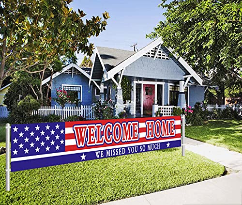 Large Military Welcome Home Banner