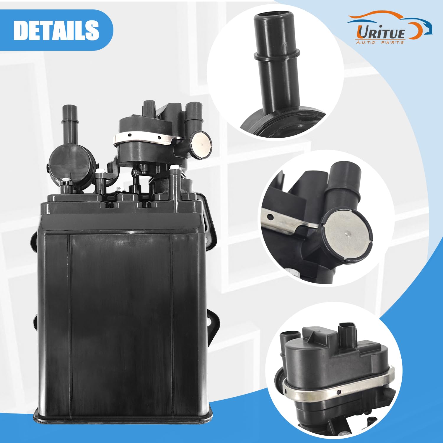 Uritue 77740-0C050 Evap Vapor Charcoal Canister Compatible with