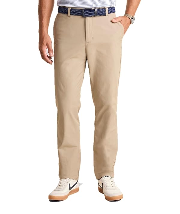 vineyard vines Performance On-The-Go Straight Fit Pants, Khaki, 40/30 by vineyard vines - Used condition - US$115.37