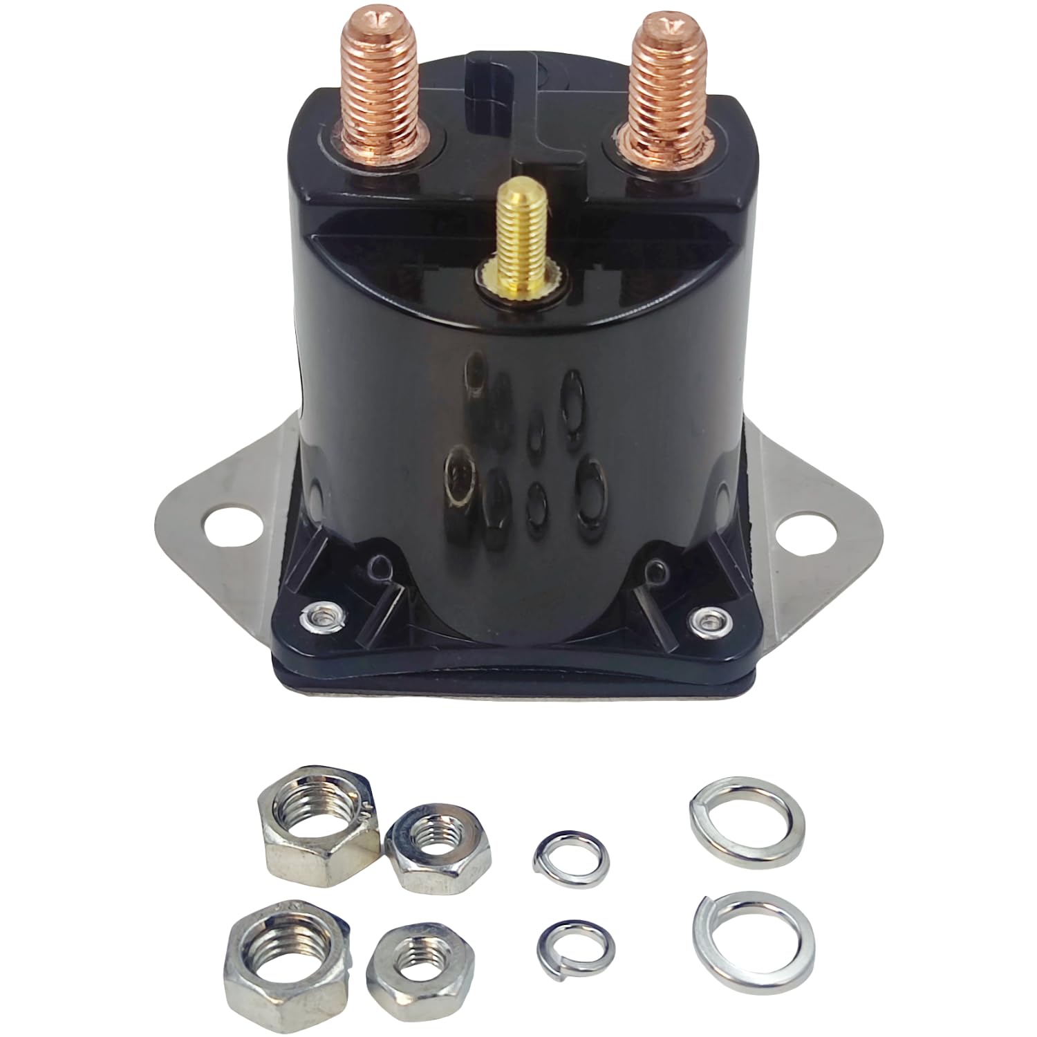 SPJIUQI12V 3-Terminal 100A Continuous Duty Cab Solenoid for Case IH 100 1066 1086 1466 1486 1420 1440 1460 1470 1480 1620 1640 1644 1660 1666 HH107655P 107655C1 537067R2 66581C3 22-608 A77311