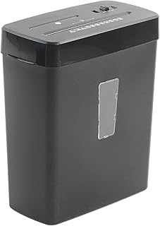 Destruidora de Papel Automática de 8 Folhas Destruidora de Papel e Cartão de Crédito, Lixeira 13L, para Casa e Escritório, Plugue UE 220-240V