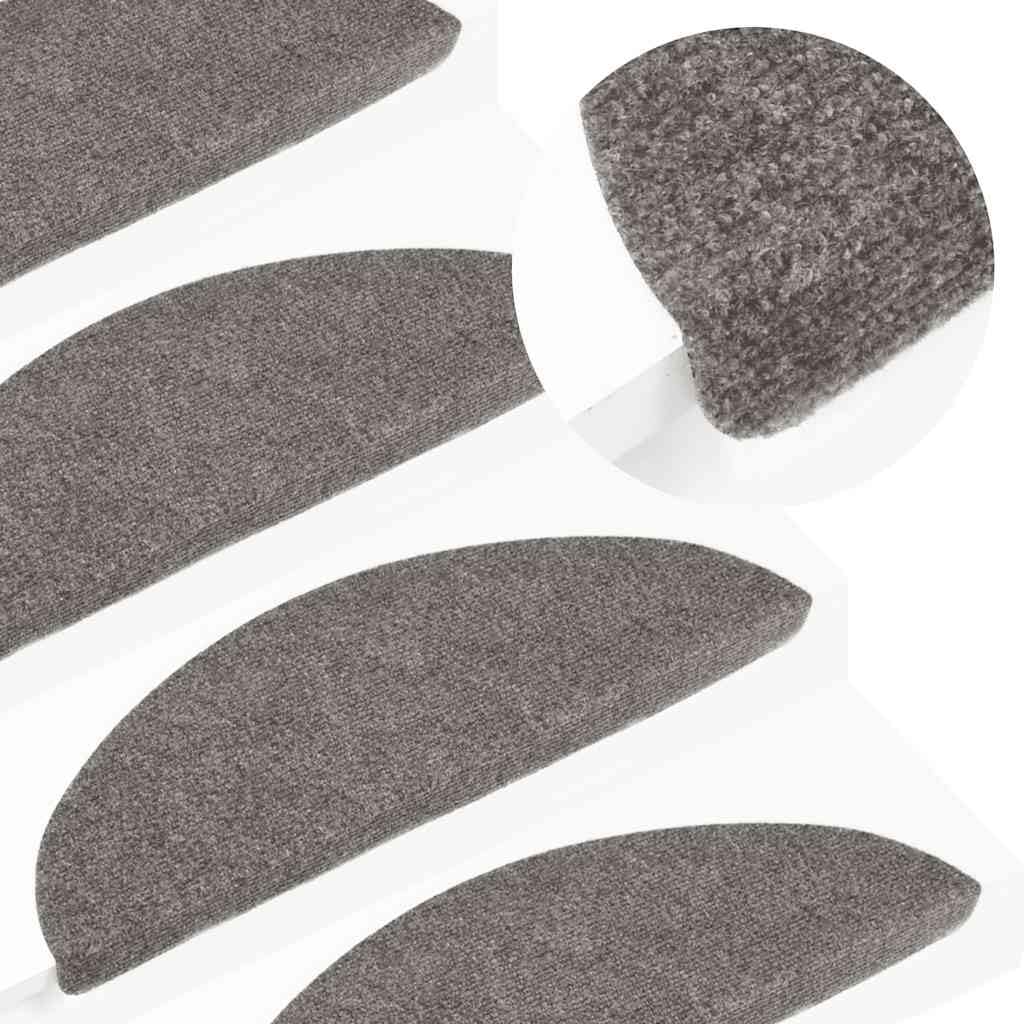 Tidyard Tapis d'escalier Auto-adhésifs 30 pcs Gris 56x17x3 cm, Tapis Escalier Tapis de Sécurité pour Sol Protection, Aînés et Animaux