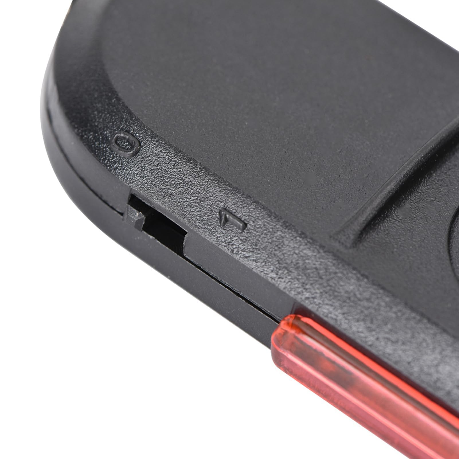Wakects Localisateur de Clés sans Fil, Localisateur de Porte-Clés électronique, Télécommande, Dispositif D'alarme Anti-Perte, Portée de 8 à 10 Mètres, Lumière LED Activée par Sifflet (Rouge)