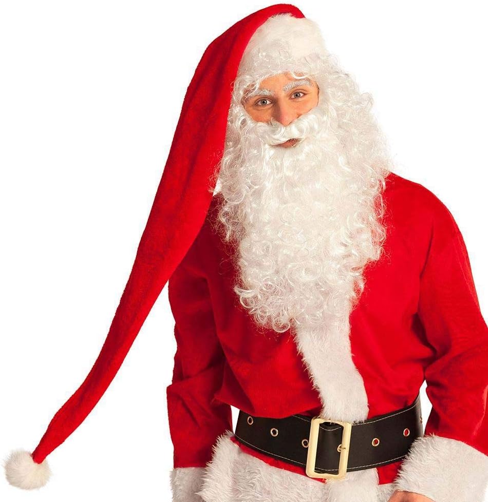 Boland 13425 Santa Hat, red, standard size