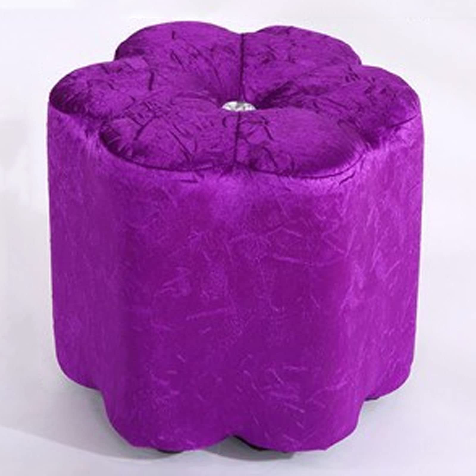 Repose-pieds de rangement flocon tabouret coffre pour salon et chambre