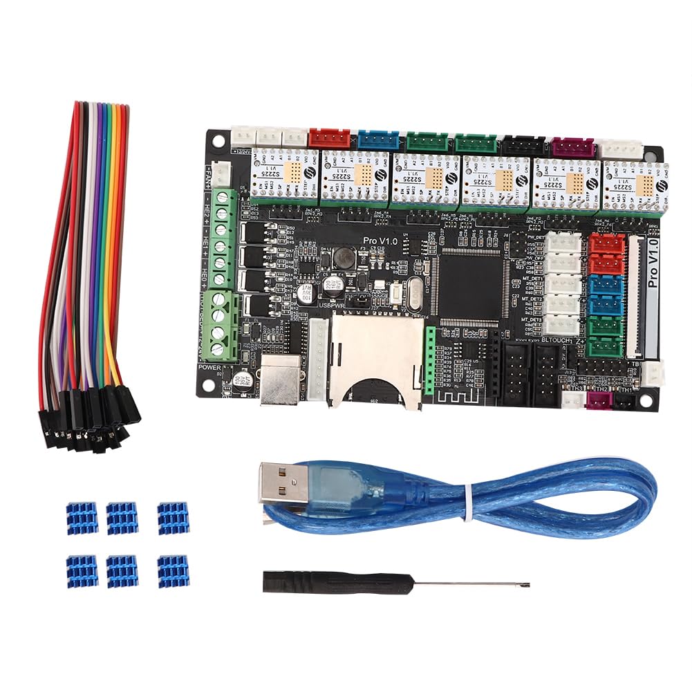 Aramox 3D Drucker Motherboard für MKS Robin Pro, 32 Bit 72MHZ