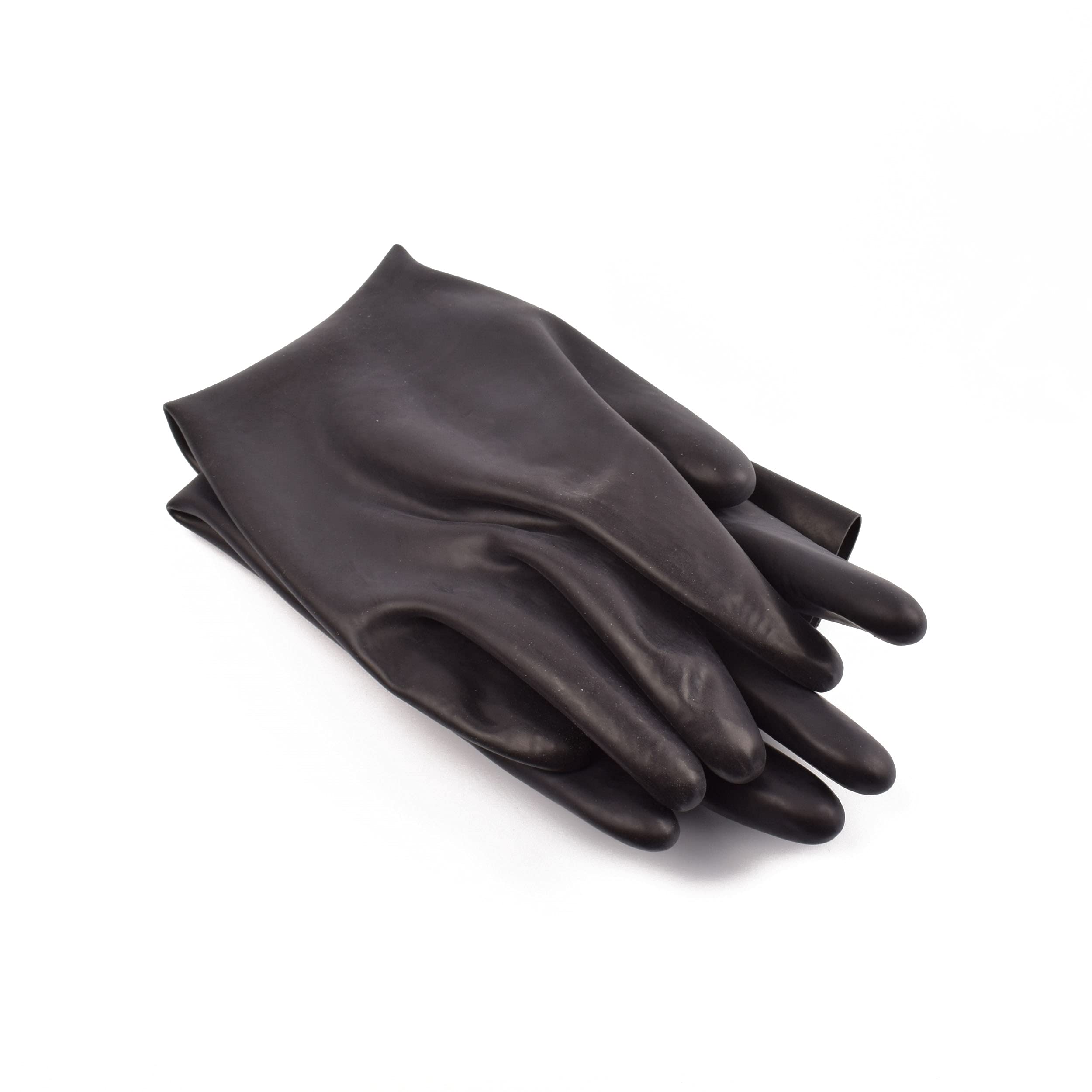 Rubberfashion Guantes de látex cortos - Sexy Rubber Gloves - Guantes de látex cortos hasta la muñeca para mujeres y hombres
