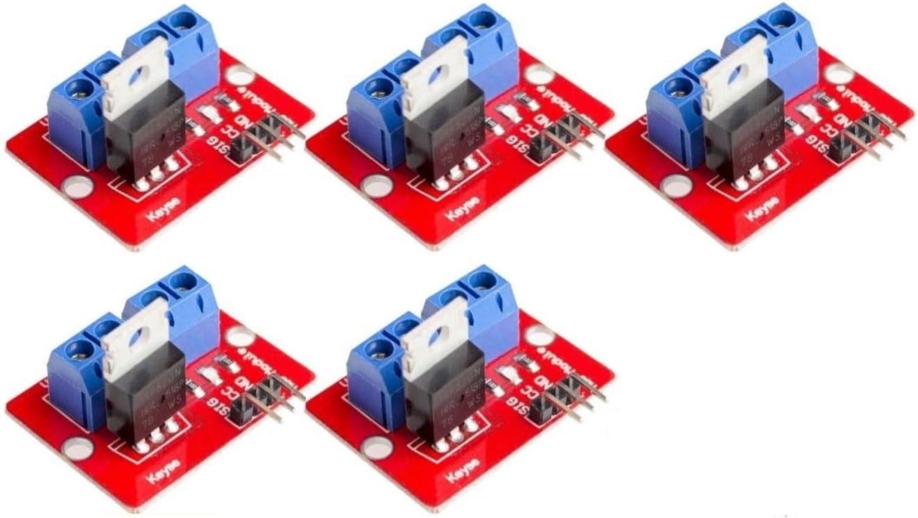 5 шт. лучших модулей драйвера MOSFET IRF520 с кнопкой MOSFET.