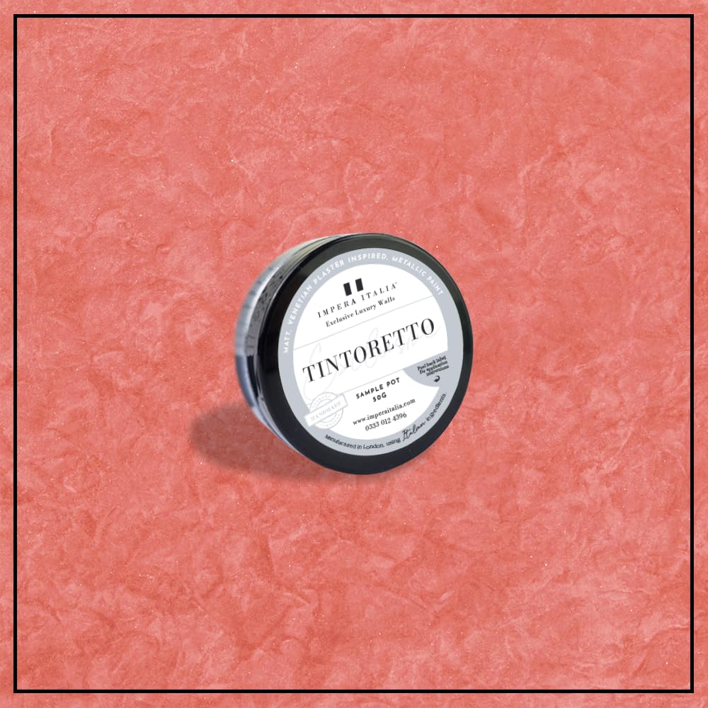 Impera Italia Arno Tintoretto – Matt, Venetian Plaster Effect, Wall Paint Sample Pot. Includes 50G Of Paint - Covers 0.25Sqm - In Colour