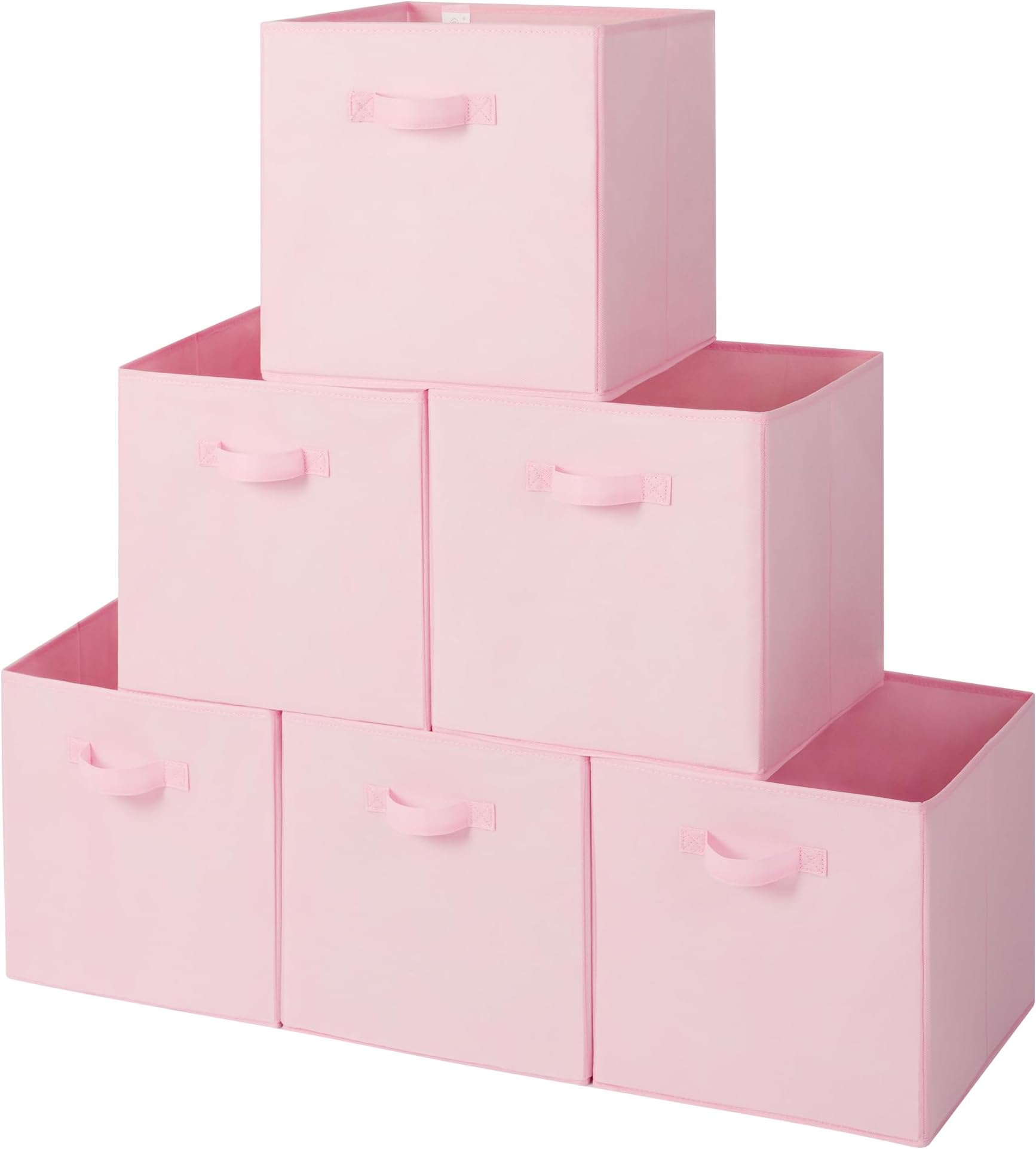 ORGMASTER 13x13x13 Storage Cube Bins, Foldable Storage