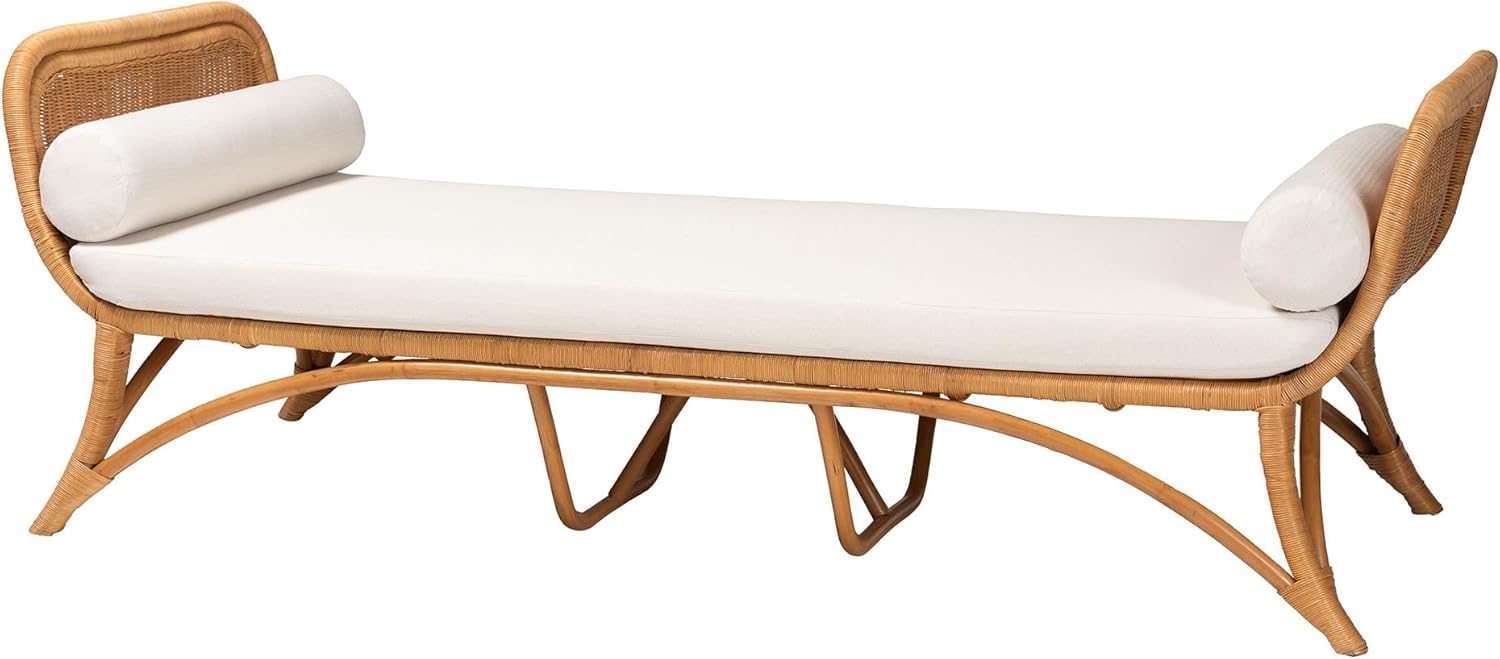 bali & pari Veve Bohemian Light Honey Rattan Daybed