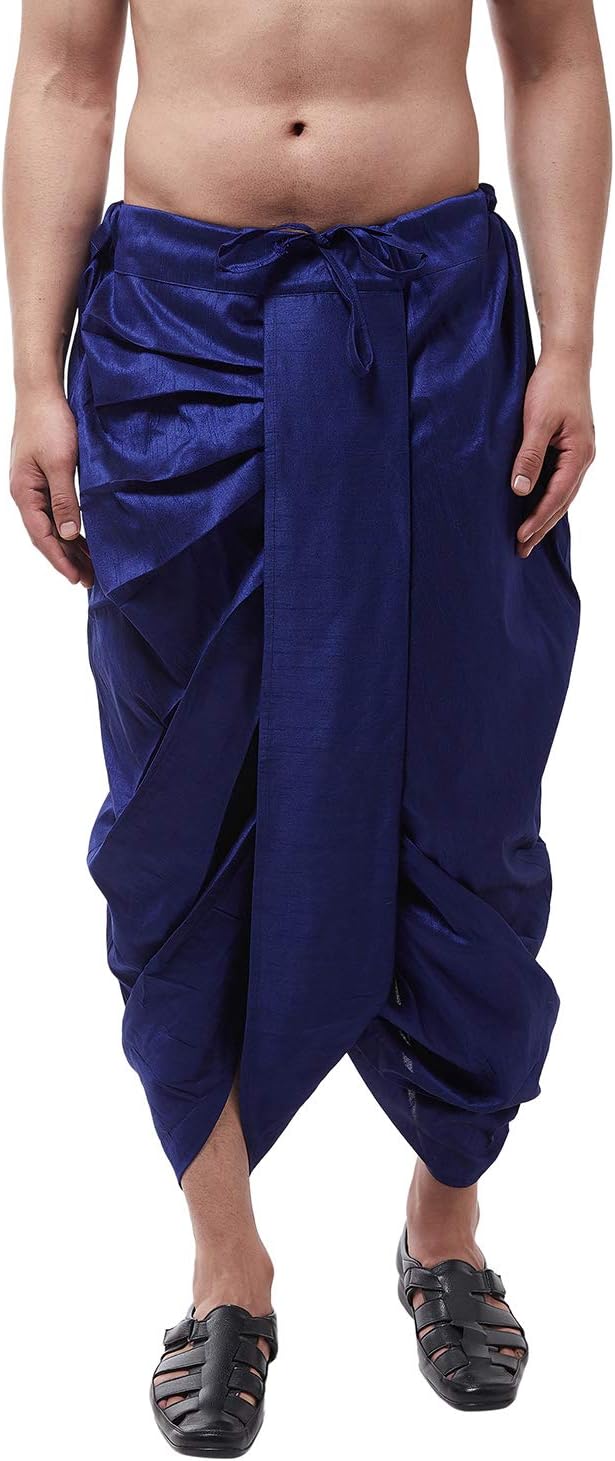 Sojanya (Since 1958 Men'S Silk Blend Stitched Dhoti