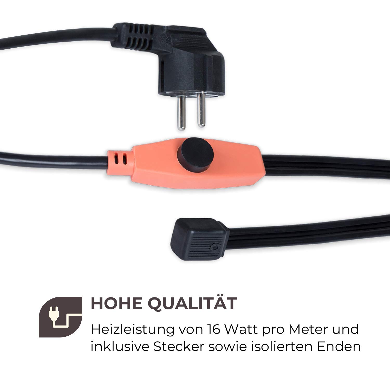 Kerbl Verwarmingslint met thermostaat 4 m - 4018653028971 | Lengte: 4 m