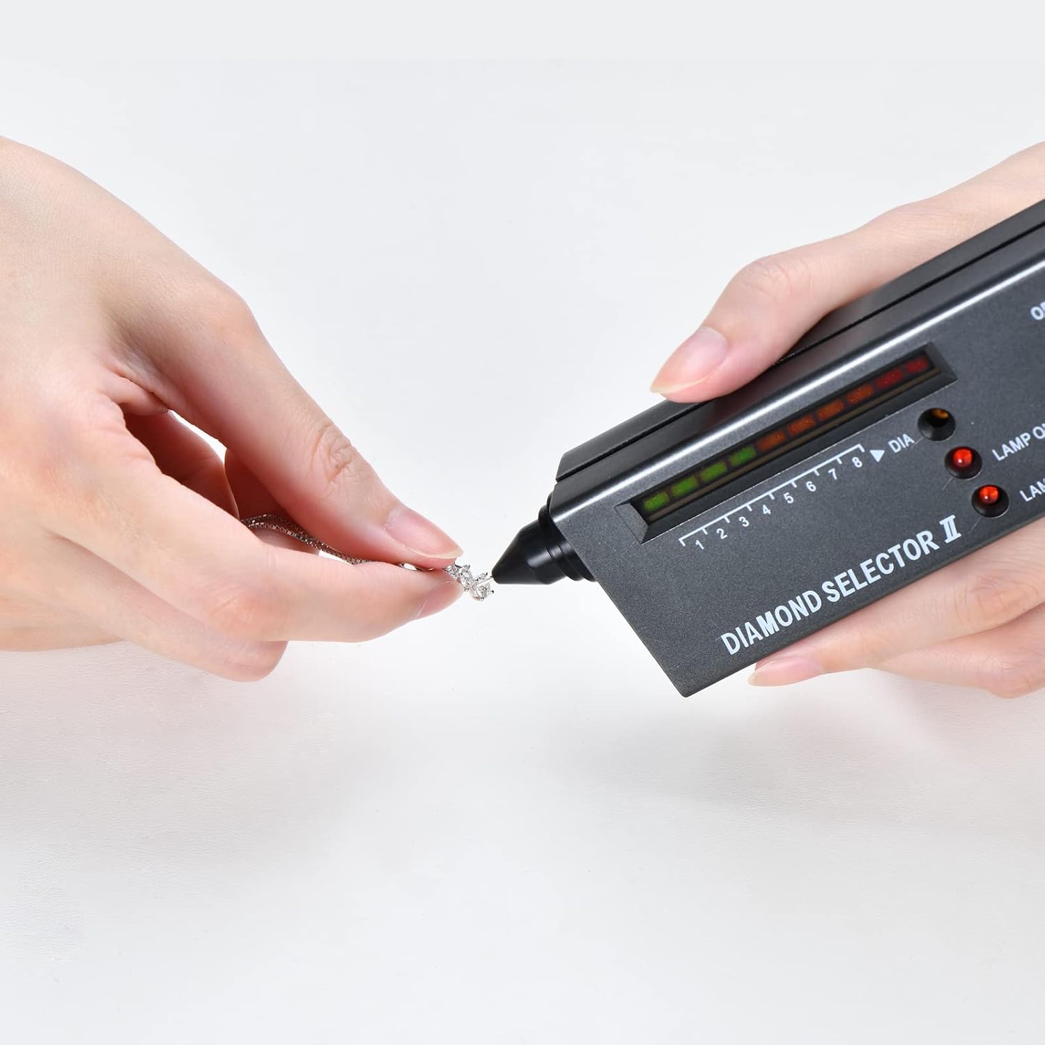 Moissanite Pendant Necklace, 925 Sterling Silver Necklaces for Women 3 Stone Pendant, 18 to 20 Inch, Jewelry Gifts - Image 5