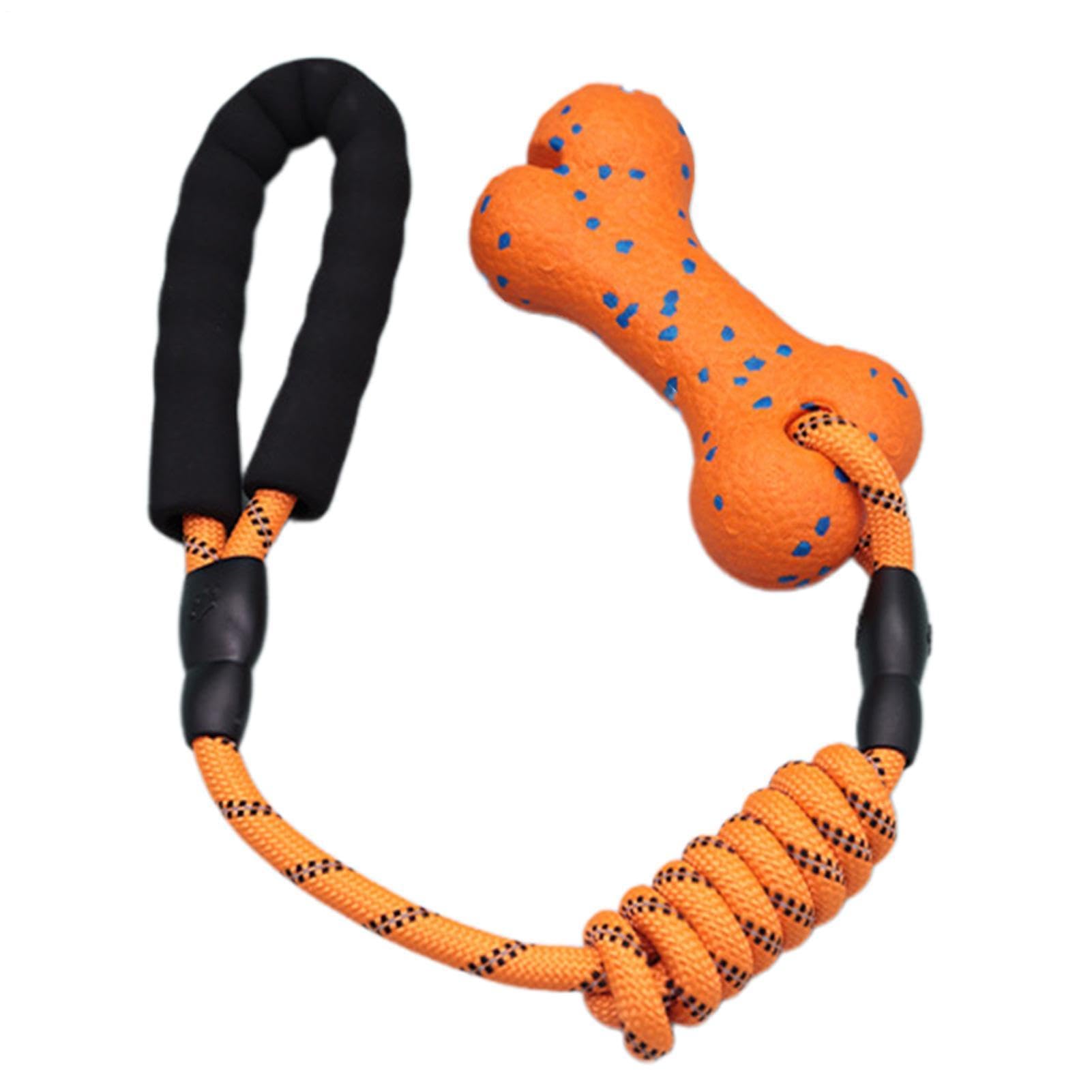 Giocattolo in corda per cani per masticatori aggressivi, forniture interattive per animali domestici per recuperare e alleviare la noia, perfetto per giochi all'aperto e allenamento per razze piccole