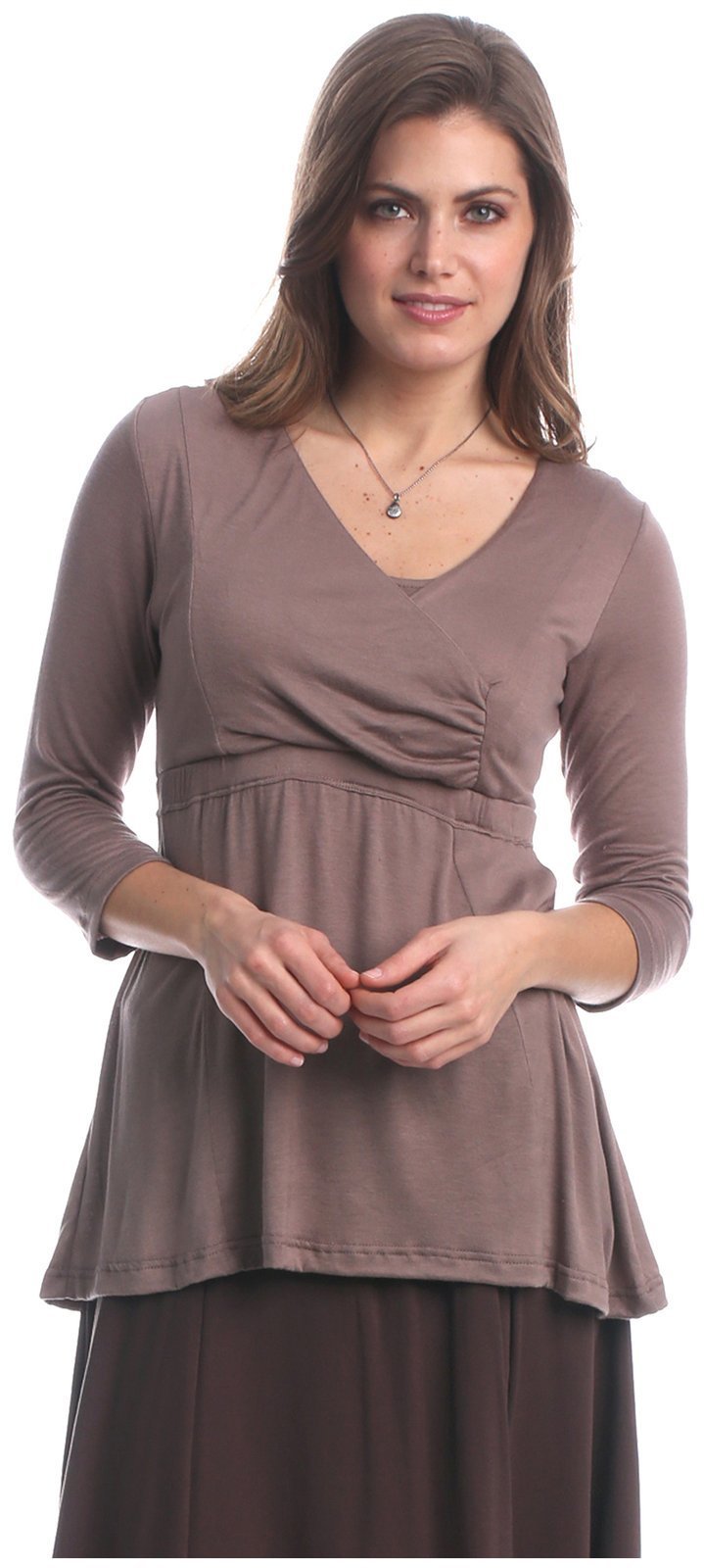 Majamas The Chelone Top - Mocha-Large