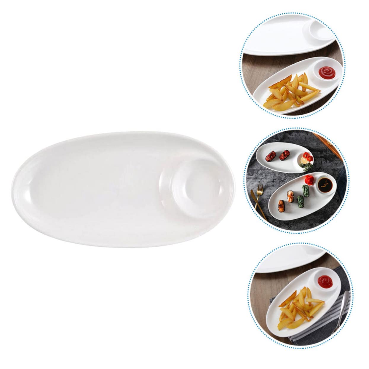 SHOWERORO Elegante Unterteilte Snackbox Servierplatte Für Snacks Obst Und Nüsse Heimdekoration