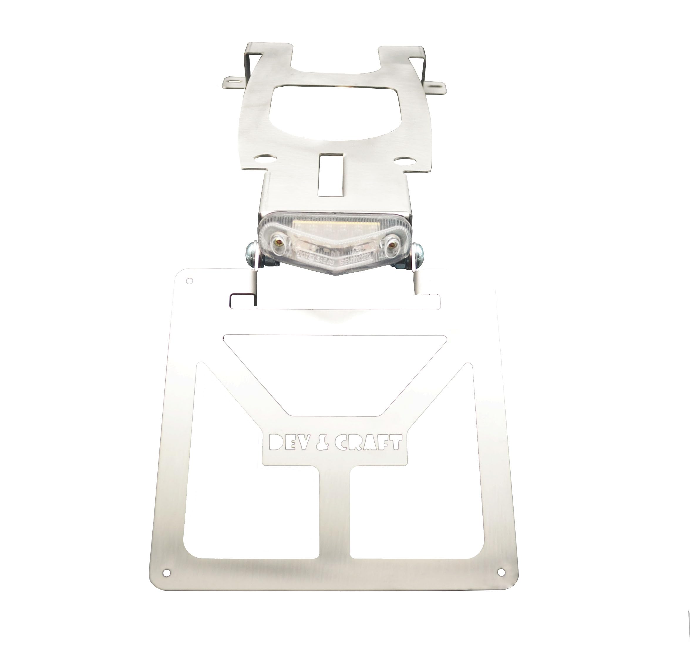 Support de plaque KTM EXC 2012-2016 pliable pour moto Enduro - 5