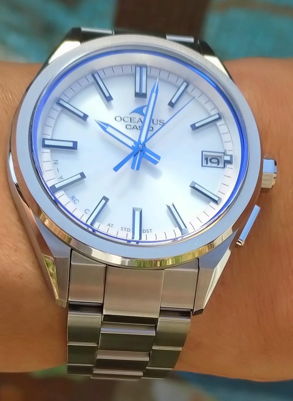 OCEANUS(オシアナス) Casio OCW-T200S Oceanus Watch, silver/white, 1
