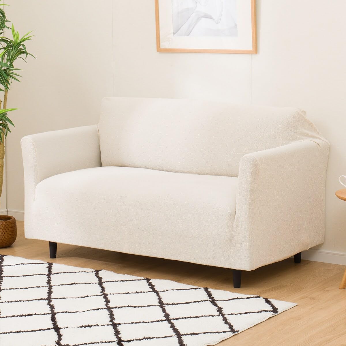 Amazon｜ニトリ(NITORI) ストレッチソファカバー SC-A08RZ 2P BE