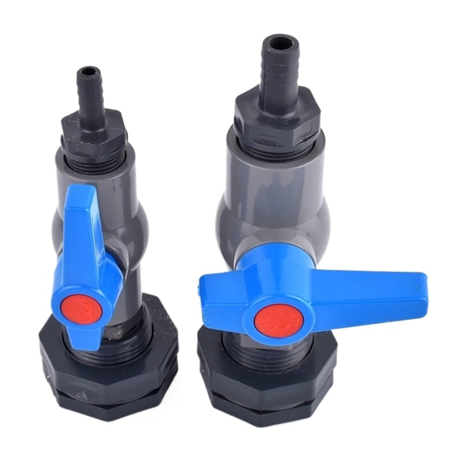 1 juego de conectores for tanque agua 1/2'' 3/4'' a 8~20 mm, adaptador drenaje for acuario, tubería riego for jardín, juntas válvula bola(G3I4-16mm)