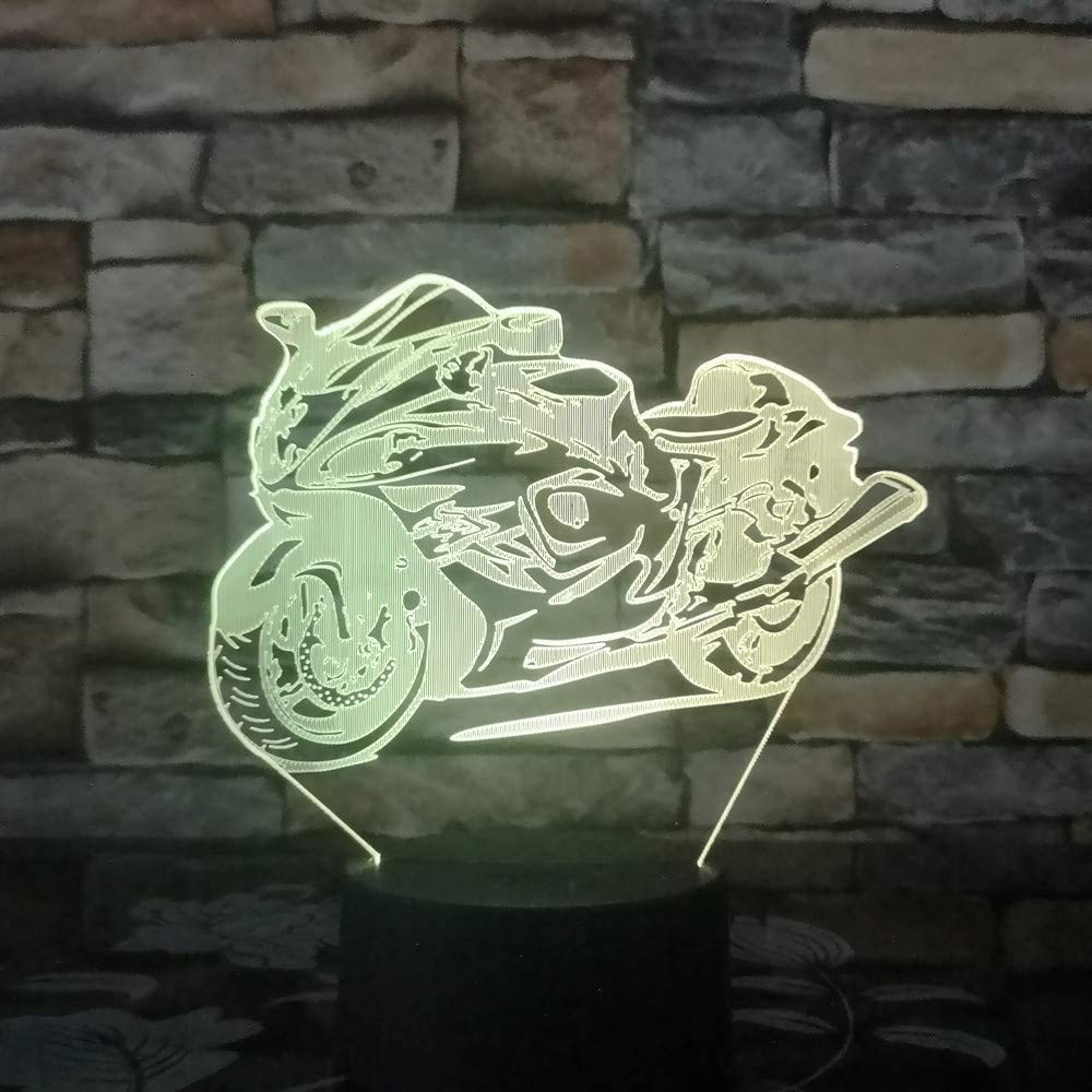 Lampada 3D Trattore LED - Luci Notturna Con 7 Colori, USB, Touch Control, Decorazione Casa