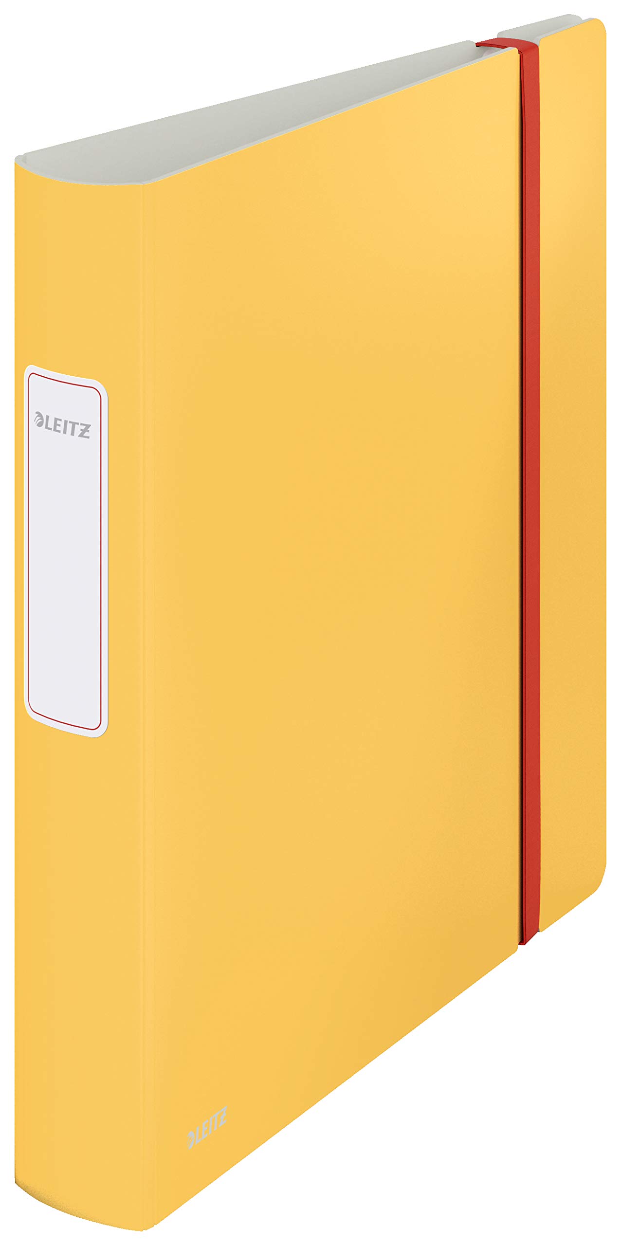 Leitz 180 Active Lever Arch File, 350 Sheet Capacity, 65 mm Spine, Cosy Range, A4, Warm Yellow, 10390019